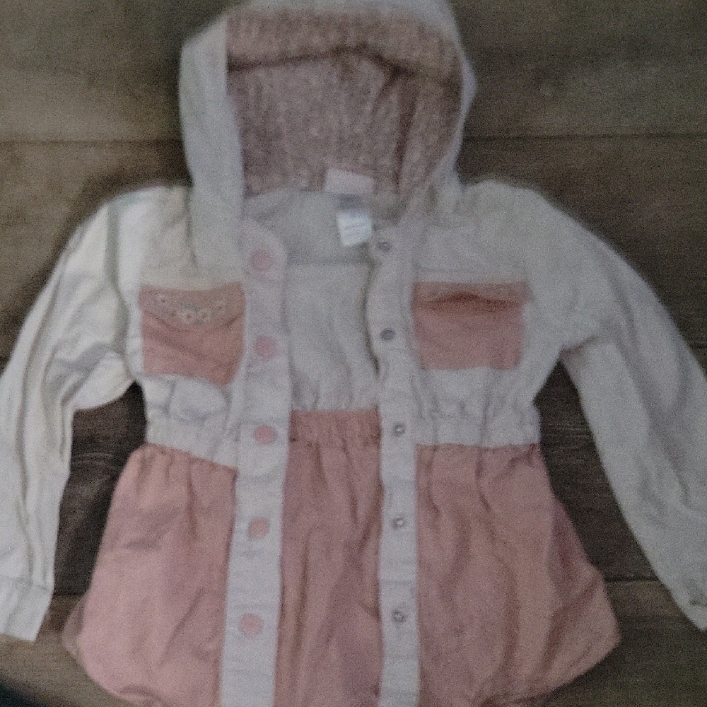 Little Lass Floral Pink and Cream Top